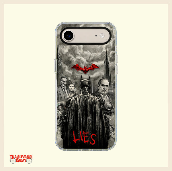 The Batman "He's Vengeance" Clear Phone Case