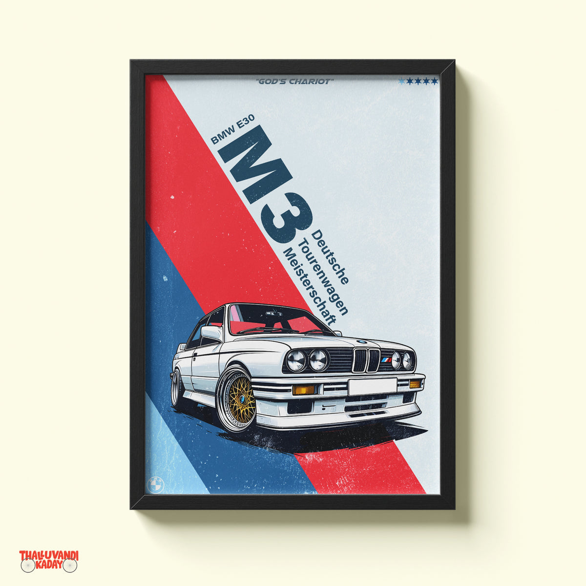 BMW E30 M3 – Motorsport Legend Wall Art