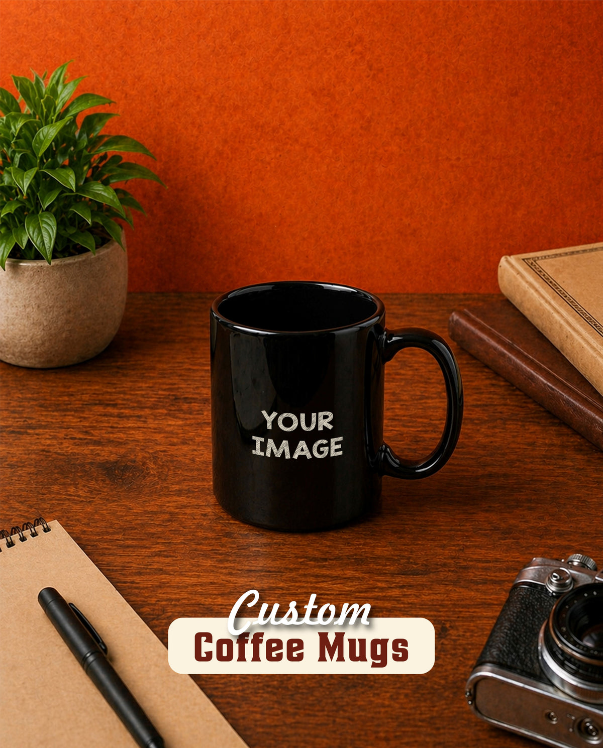 Black Coffee Mug