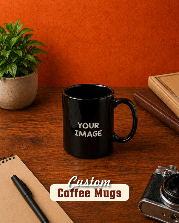 Black Coffee Mug