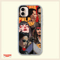 Hollywood Icons Vintage Collage Clear Phone Case