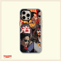 Hollywood Icons Vintage Collage Clear Phone Case