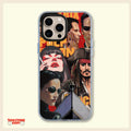 Hollywood Icons Vintage Collage Clear Phone Case