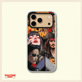 Hollywood Icons Vintage Collage Clear Phone Case