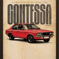 Hindustan Contessa Classic – Vintage Indian Icon Wall Art