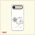 Minimalist Floral Line Art Clear Phone Case