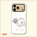 Minimalist Floral Line Art Clear Phone Case