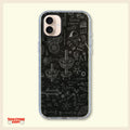 Engineering Blueprint Clear Phone Case