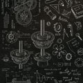 Engineering Blueprint Clear Phone Case