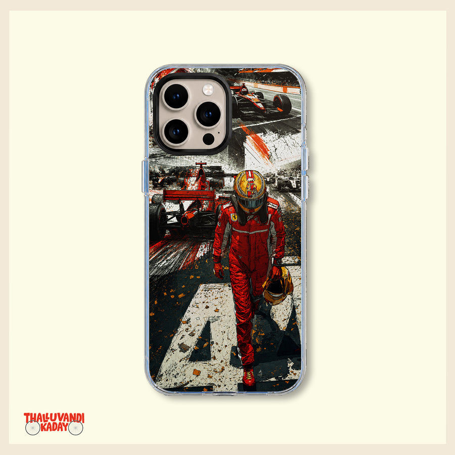 Formula 1 Racing Driver Hard Clear Case