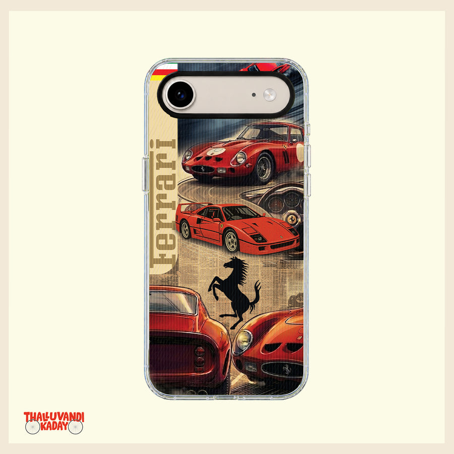 Ferrari Heritage Collage Google Pixel Case – Vintage Supercar Edition