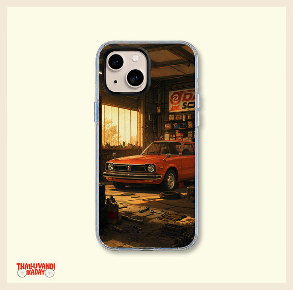 Vintage Garage Hard Clear Case