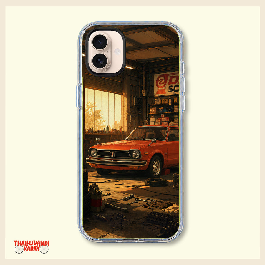 Vintage Garage Hard Clear Case