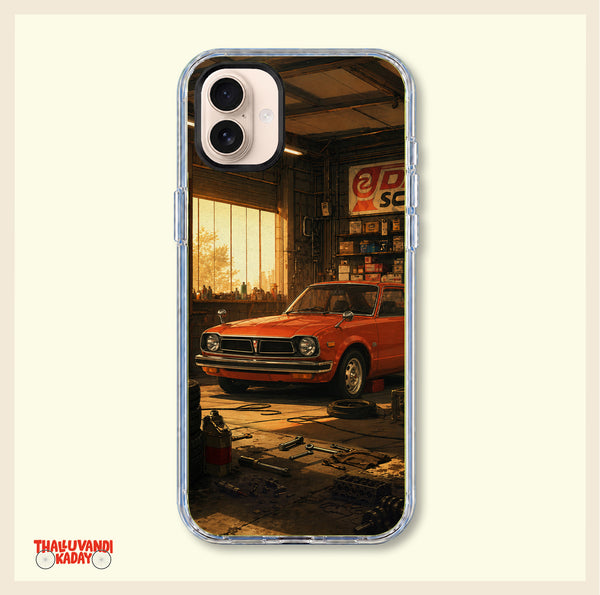Vintage Garage Hard Clear Case