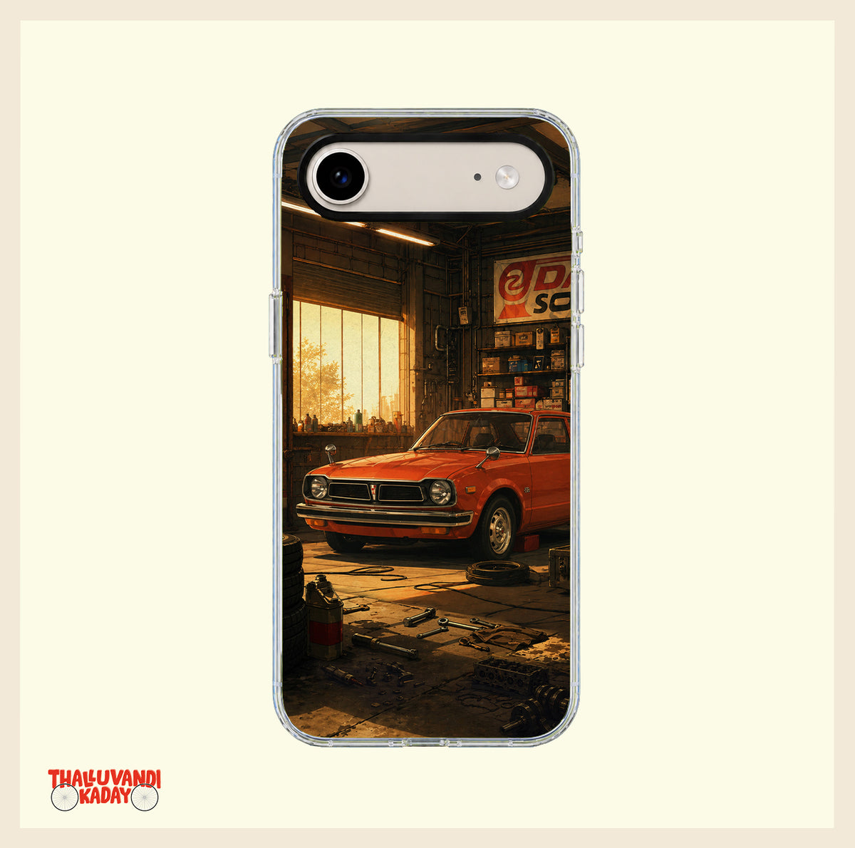 Classic Garage Culture Clear Phone Case