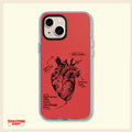 Anatomical Heart Clear Phone Case