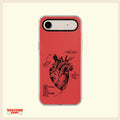 Anatomical Heart Clear Phone Case
