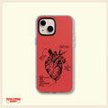 Anatomical Heart Clear Phone Case