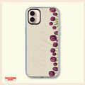 Minimalist Purple Tulip Clear Phone Case