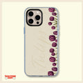 Minimalist Purple Tulip Clear Phone Case