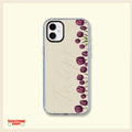 Minimalist Purple Tulip Clear Phone Case