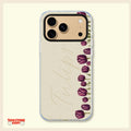 Minimalist Purple Tulip Clear Phone Case