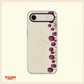 Minimalist Purple Tulip Clear Phone Case