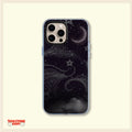 Celestial Moon & Stars Clear Phone Case