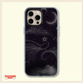 Celestial Moon & Stars Clear Phone Case