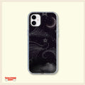 Celestial Moon & Stars Clear Phone Case