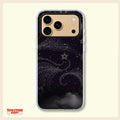 Celestial Moon & Stars Clear Phone Case