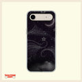 Celestial Moon & Stars Clear Phone Case