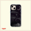 Celestial Moon & Stars Clear Phone Case
