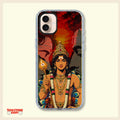 Lord Murugan Divine Warrior Clear Phone Case