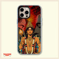 Lord Murugan Divine Warrior Clear Phone Case