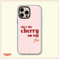 She's the Cherry on Top Aesthetic Clear Phone Case