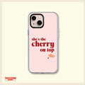 She's the Cherry on Top Aesthetic Clear Phone Case