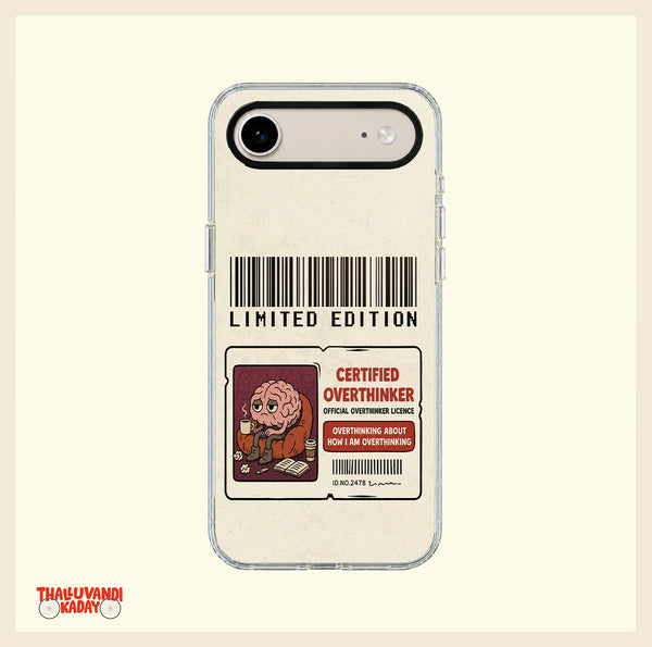 Certified Overthinker Clear Phone Case