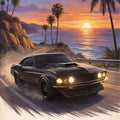 American Boss 429 (1969) – Classic Muscle Car Wall Art
