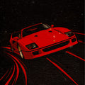 Ferrari F40 – Red Legacy Wall Art