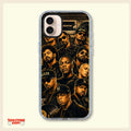Hip-Hop Legends Vintage Collage Clear Phone Case