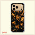 Hip-Hop Legends Vintage Collage Clear Phone Case