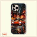 Porsche 911 Inferno Clear Phone Case