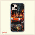 Porsche 911 Inferno Clear Phone Case