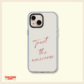 Trust the Universe Minimalist Clear Phone Case