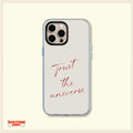 Trust the Universe Minimalist Clear Phone Case