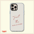 Trust the Universe Minimalist Clear Phone Case