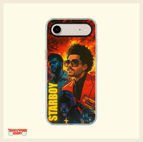 The Weeknd "Starboy" Clear Phone Case