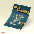 Tom and Jerry – Best Enemies Classic Cartoon Wall Art