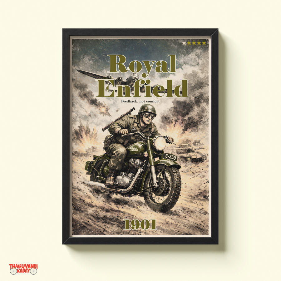 Royal Enfield Classic – Battlefield Heritage Wall Art